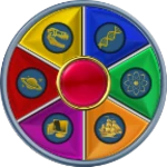 science trivia wheel android application logo